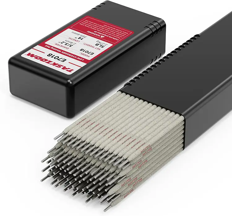 TASKZOOM E7018 Welding Rod 3/32" 5LB Low Hydrogen Carbon Steel Stick Electrodes, 7018 Welding R
